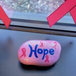 After my mamogram, I saw this rock.  It meant a lot.  Again... the word HOPE.