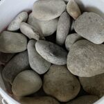 More rocks I just picked.  Getting ready to prep them for painting.
