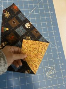 On-Collar Fall/Winter Double Sided Bandana ~ Large